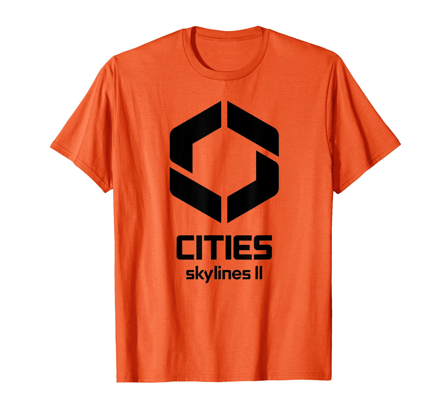 Cities Skylines II game logo black T-Shirt