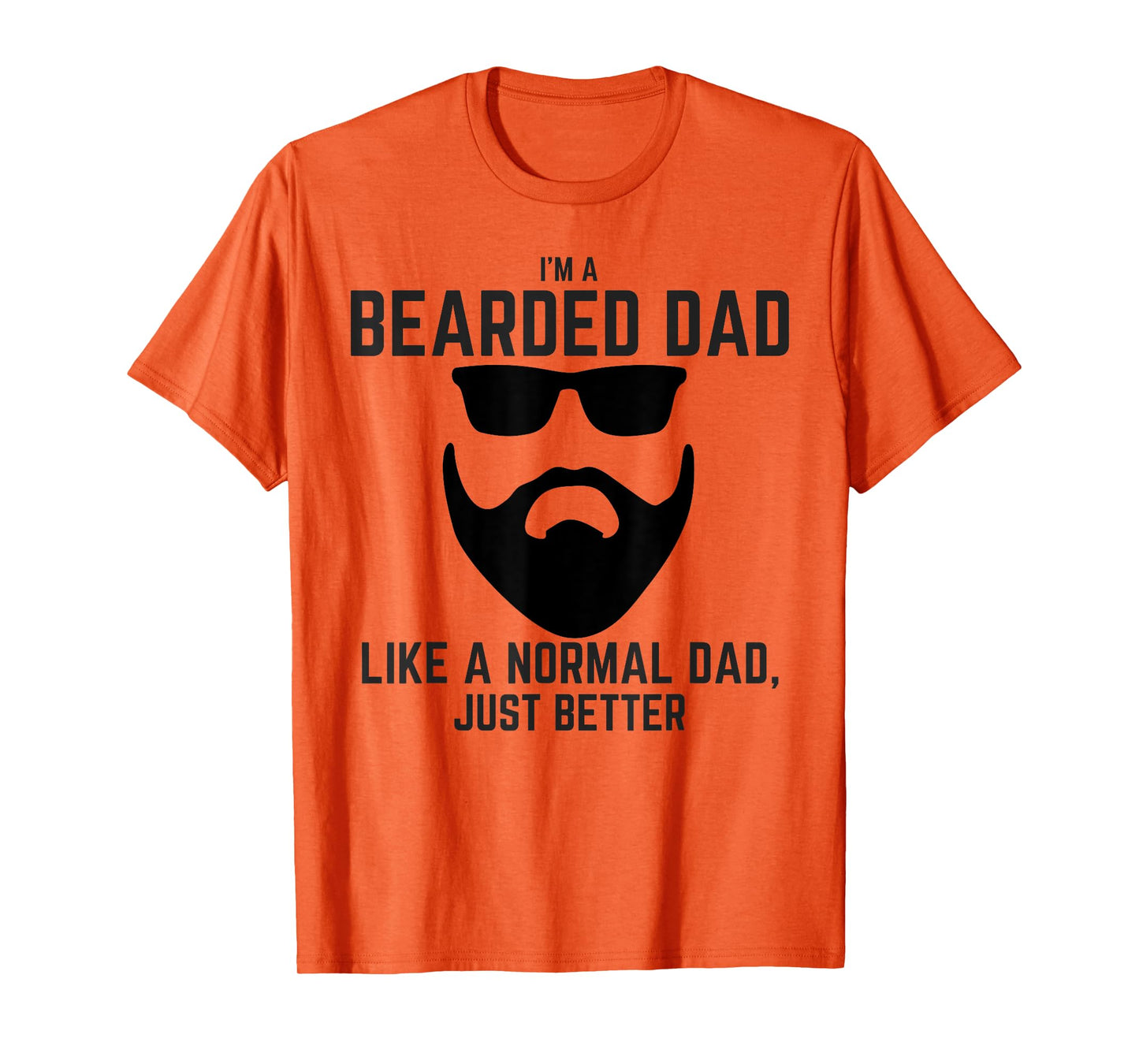 Bearded Dad Mens Beard Humor Funny Superhero T-Shirt