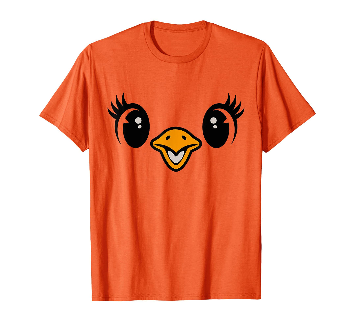 Halloween Chick Face Tshirt Costume Kids Cute Baby Chicken T-Shirt