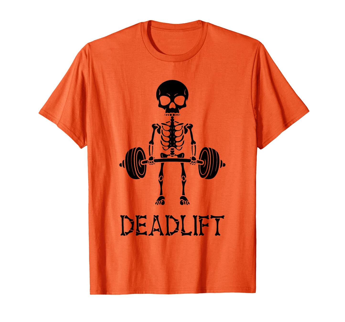 Deadlift Skeleton Gym Weight Lifting Workout Fitness T-Shirt