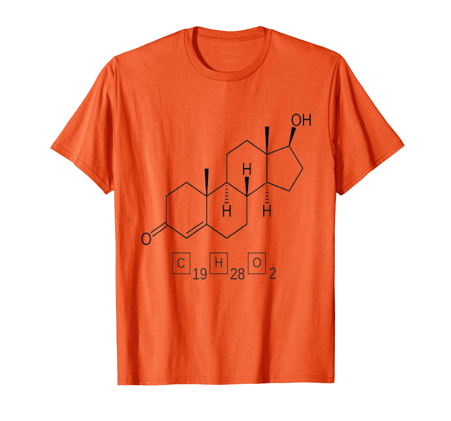 Testosterone molecule and formula T-shirt