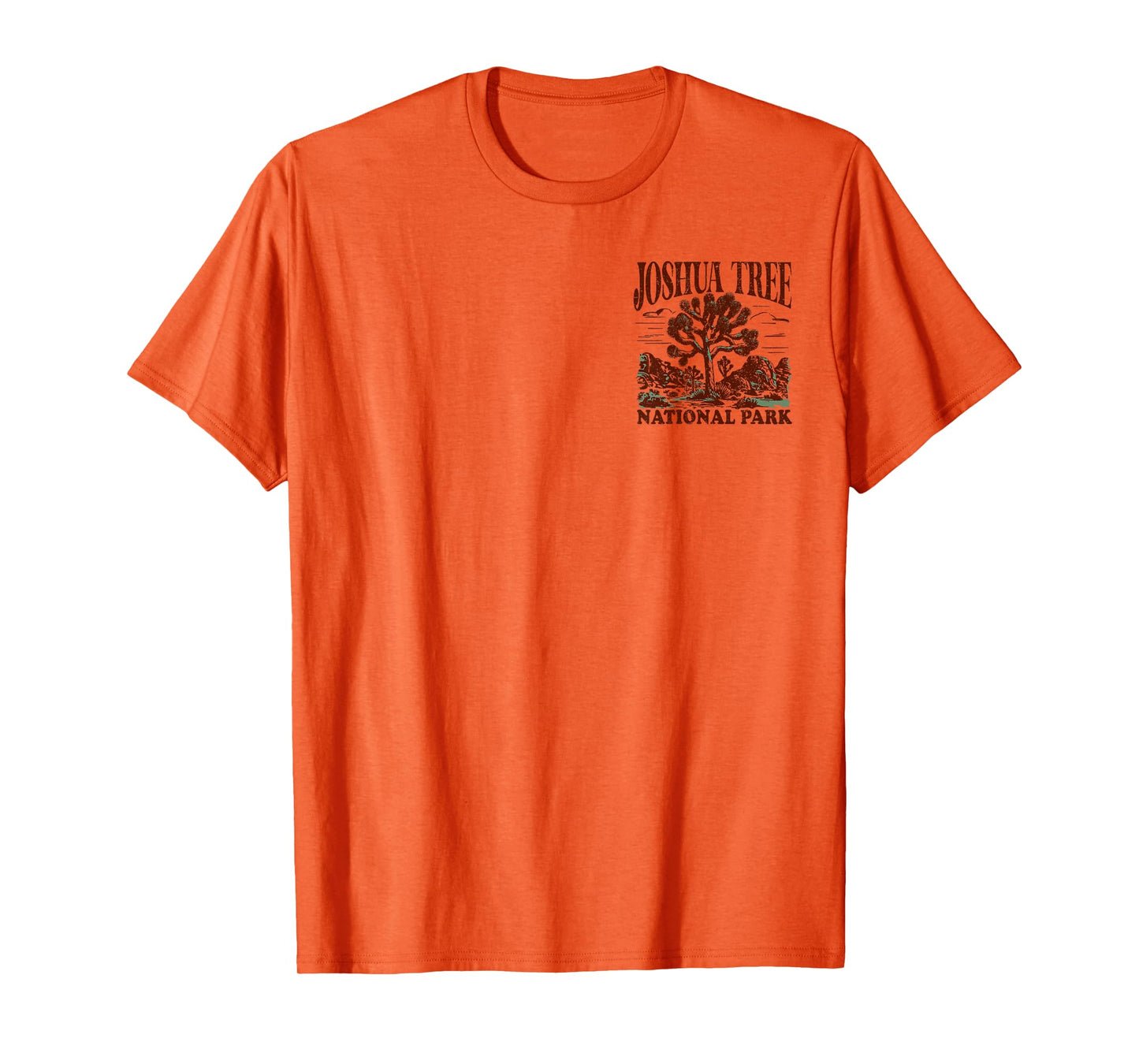 Joshua Tree Vintage Distressed Front and Back T-Shirt