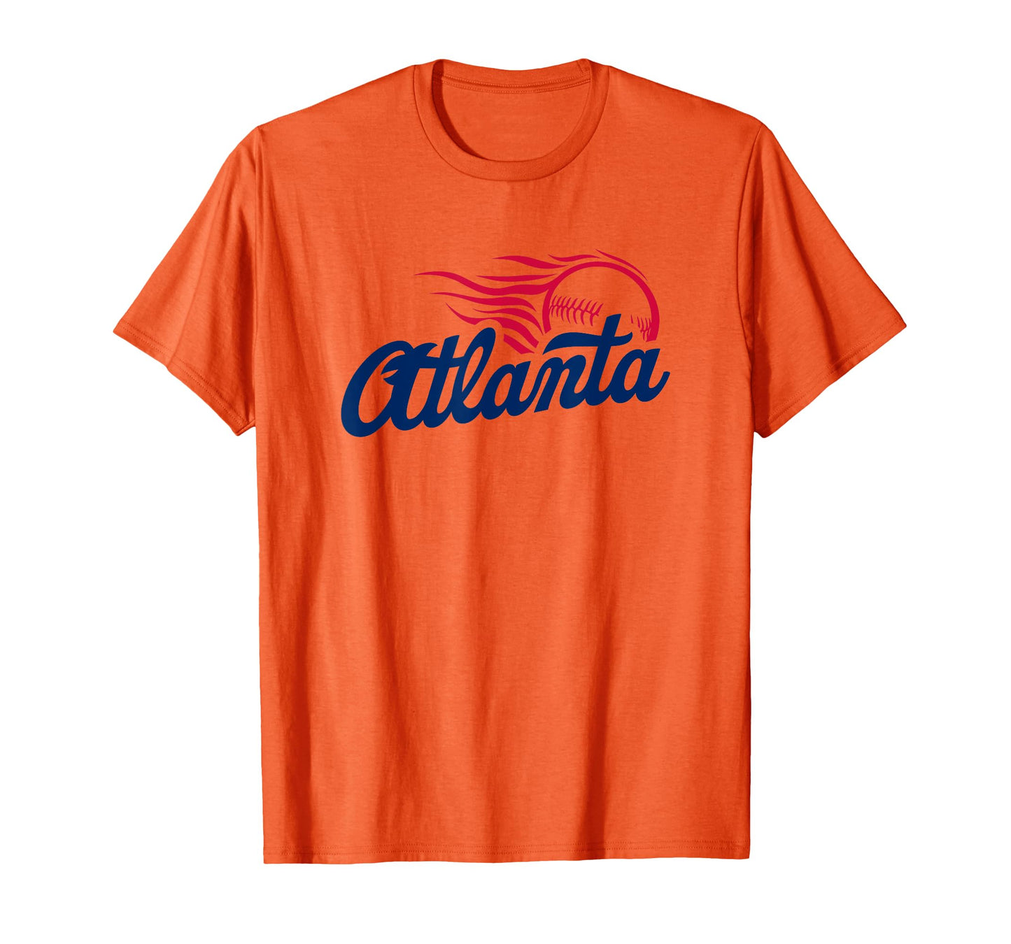 Atlanta Baseball Vintage Minimalist Retro Baseball Lover T-Shirt