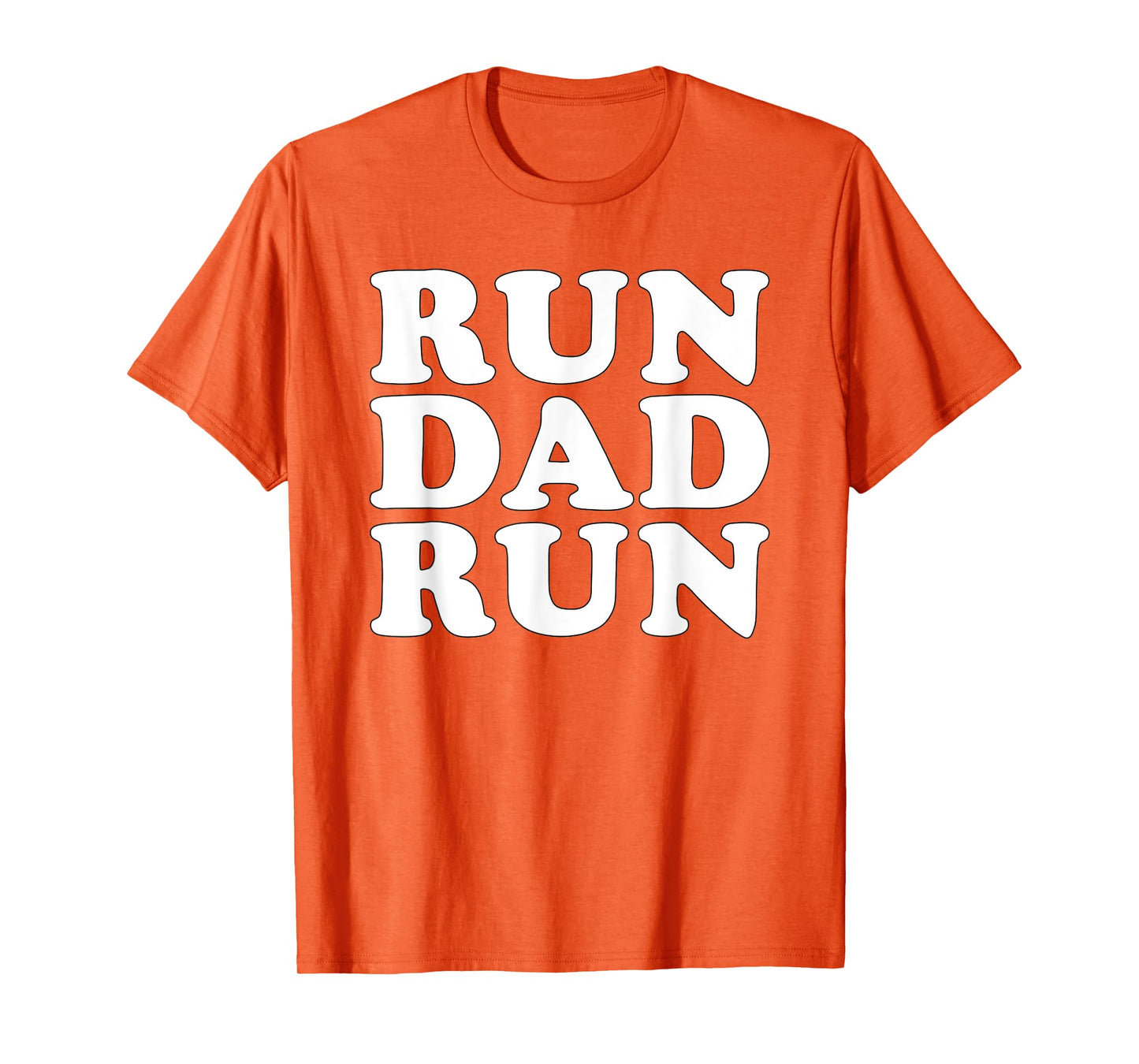 Run Dad Run T-Shirt Marathon Running Spectator Shirt T-Shirt
