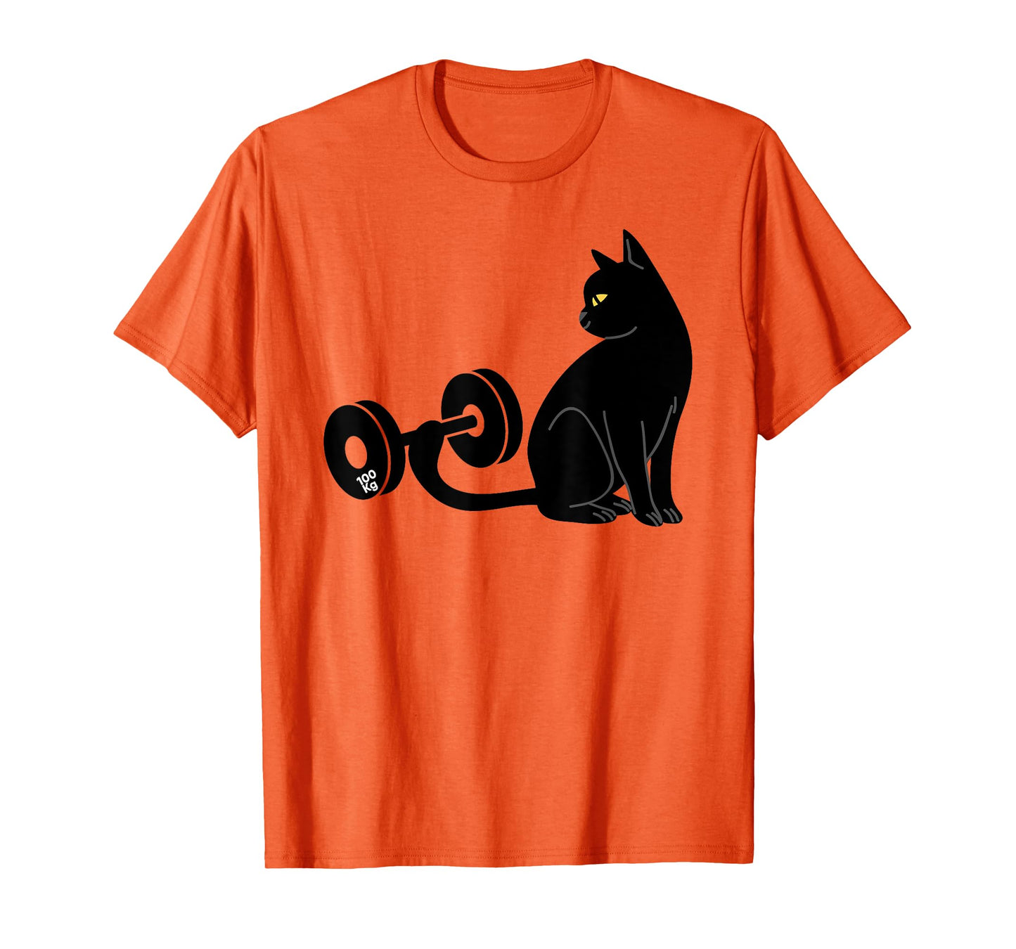Deadlifting Cat Workout Gym Fitness Exercise Weightlifting T-Shirt