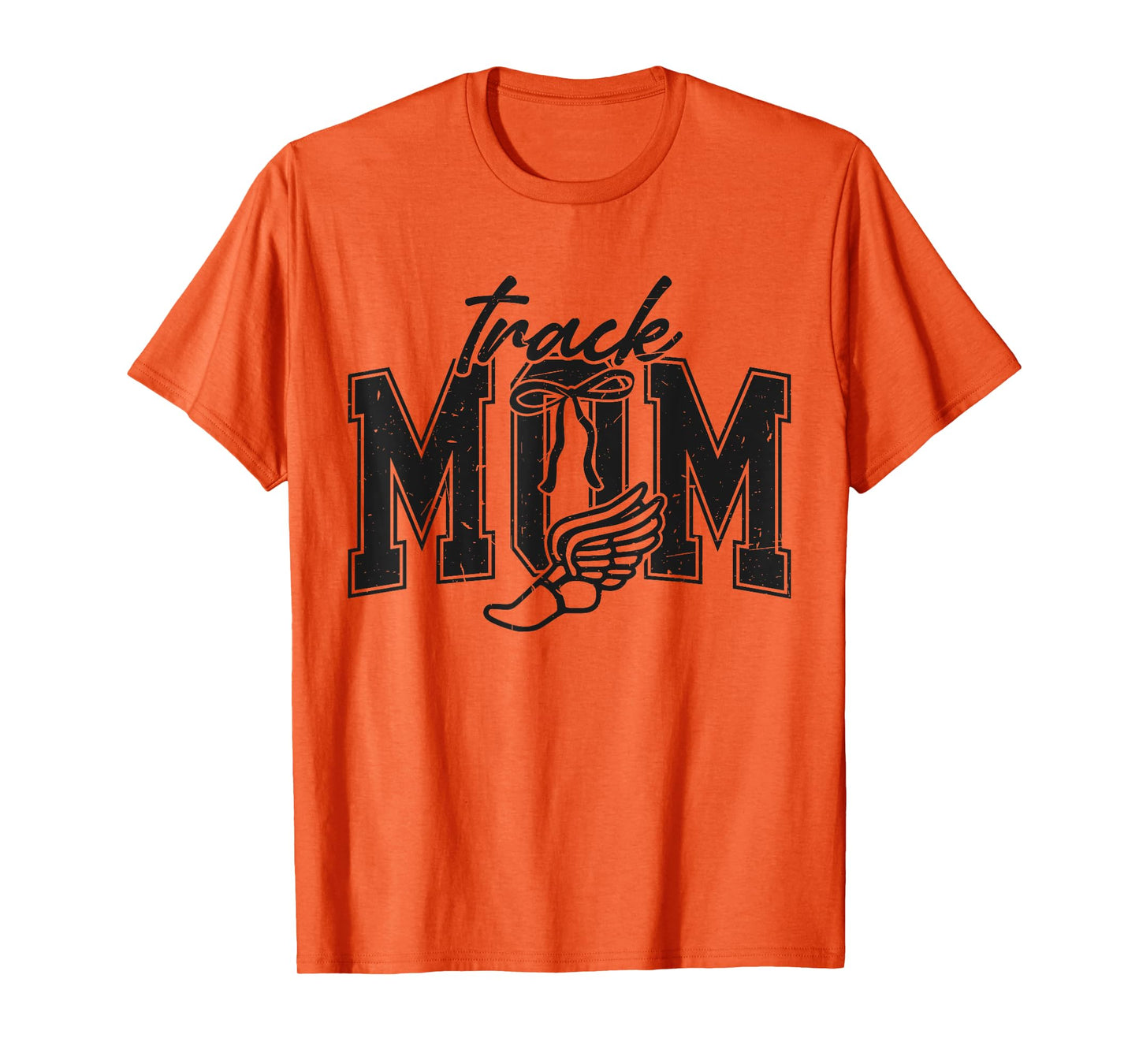 Retro Track Mom Track Mama Game Day Sports Mom Womens Mens T-Shirt