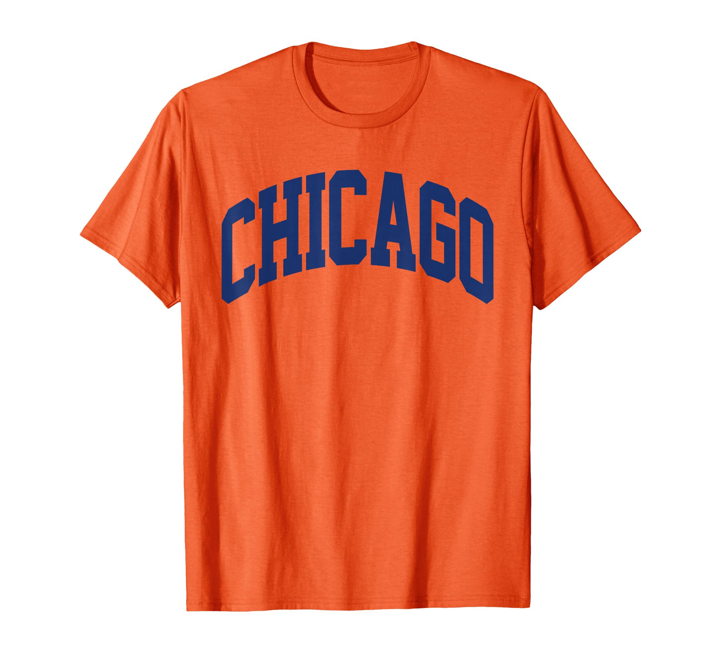 Retro Chicago Throwback Classic Chicago Men Women Blue Tee T-Shirt