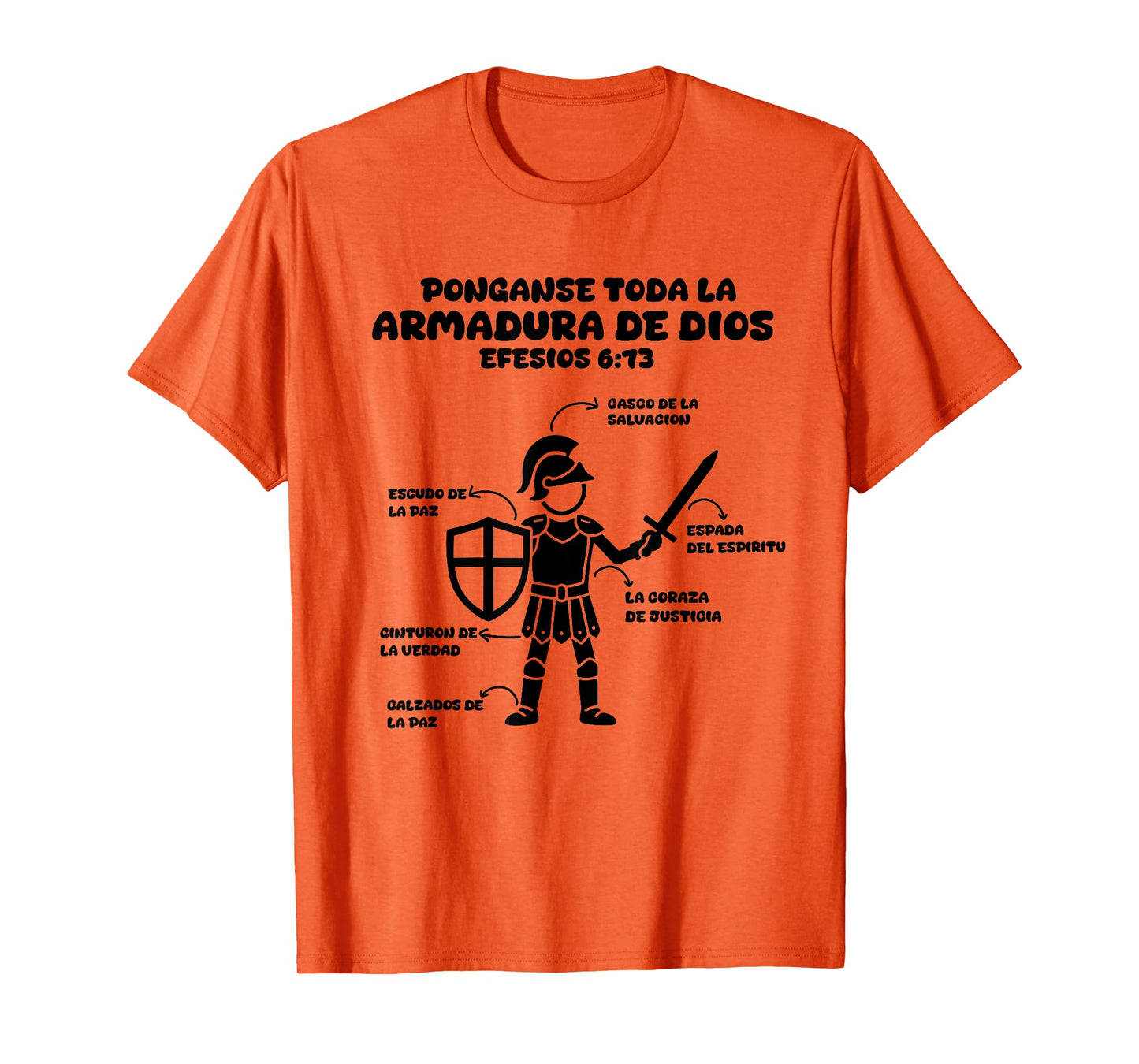 Camiseta cristiana en espanol Versiculo Spanish Christians T-Shirt