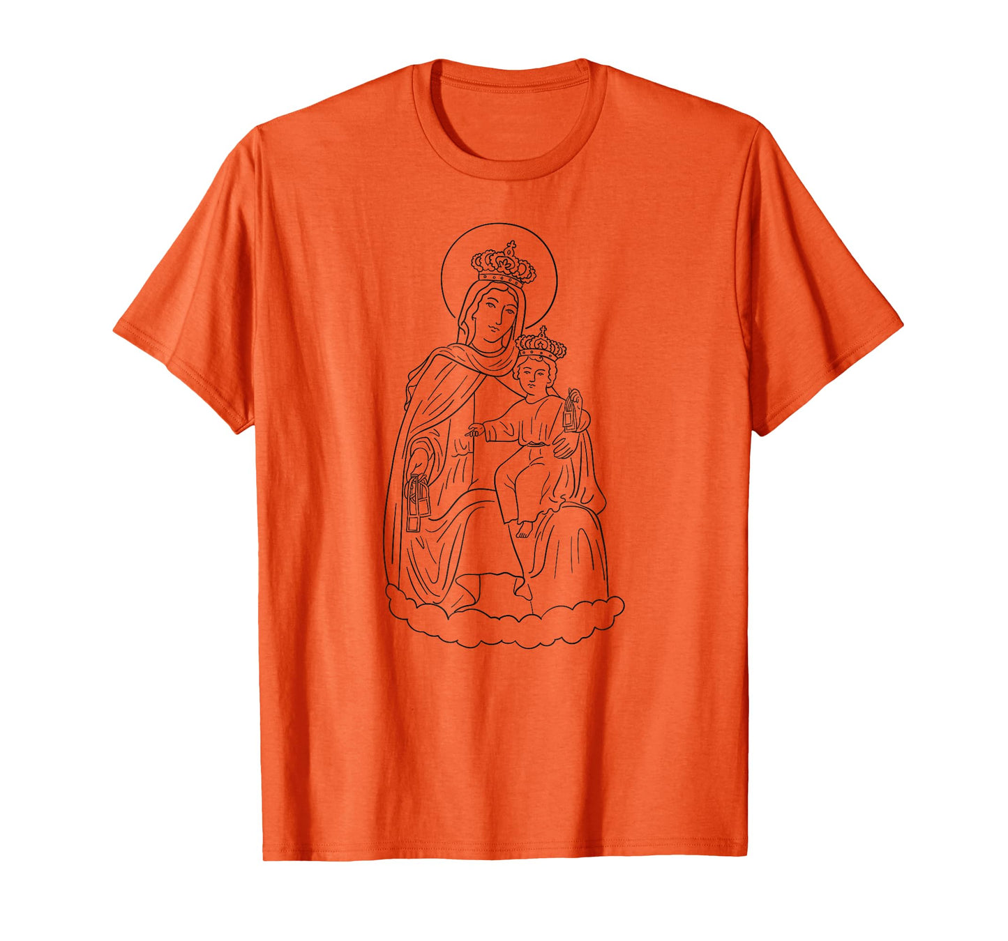 Lady of Mount Carmel - Virgin of Carmel - Virgen del Carmen T-Shirt