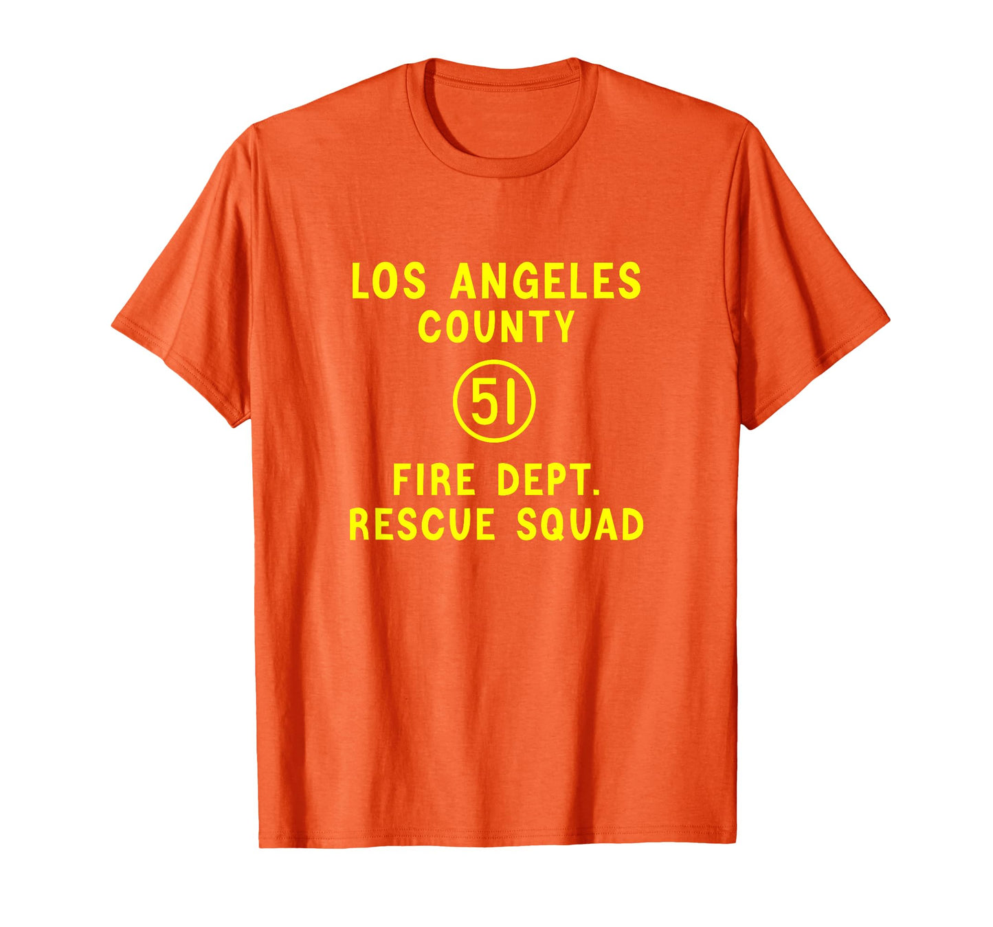 Truck Side 51 Emergency Squad Logo Essential Emergency 51 T-Shirt