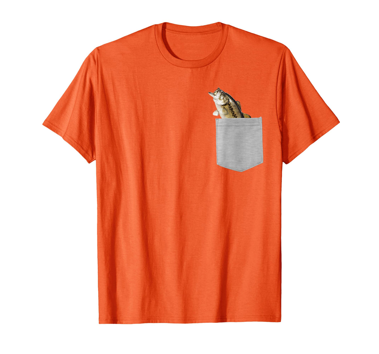Animal in Your Pocket Funny large mouth or black bass peekin T-Shirt