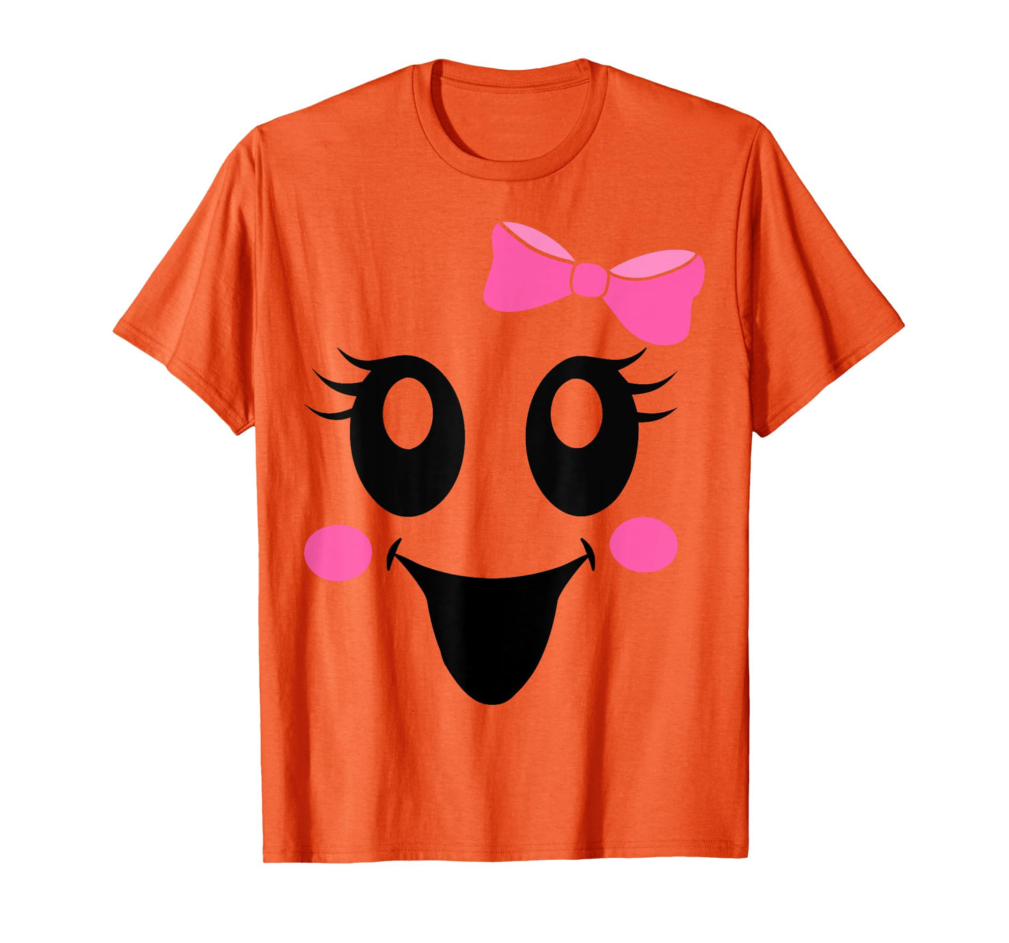 Cute female ghost with girls face and bow halloween party T-Shirt