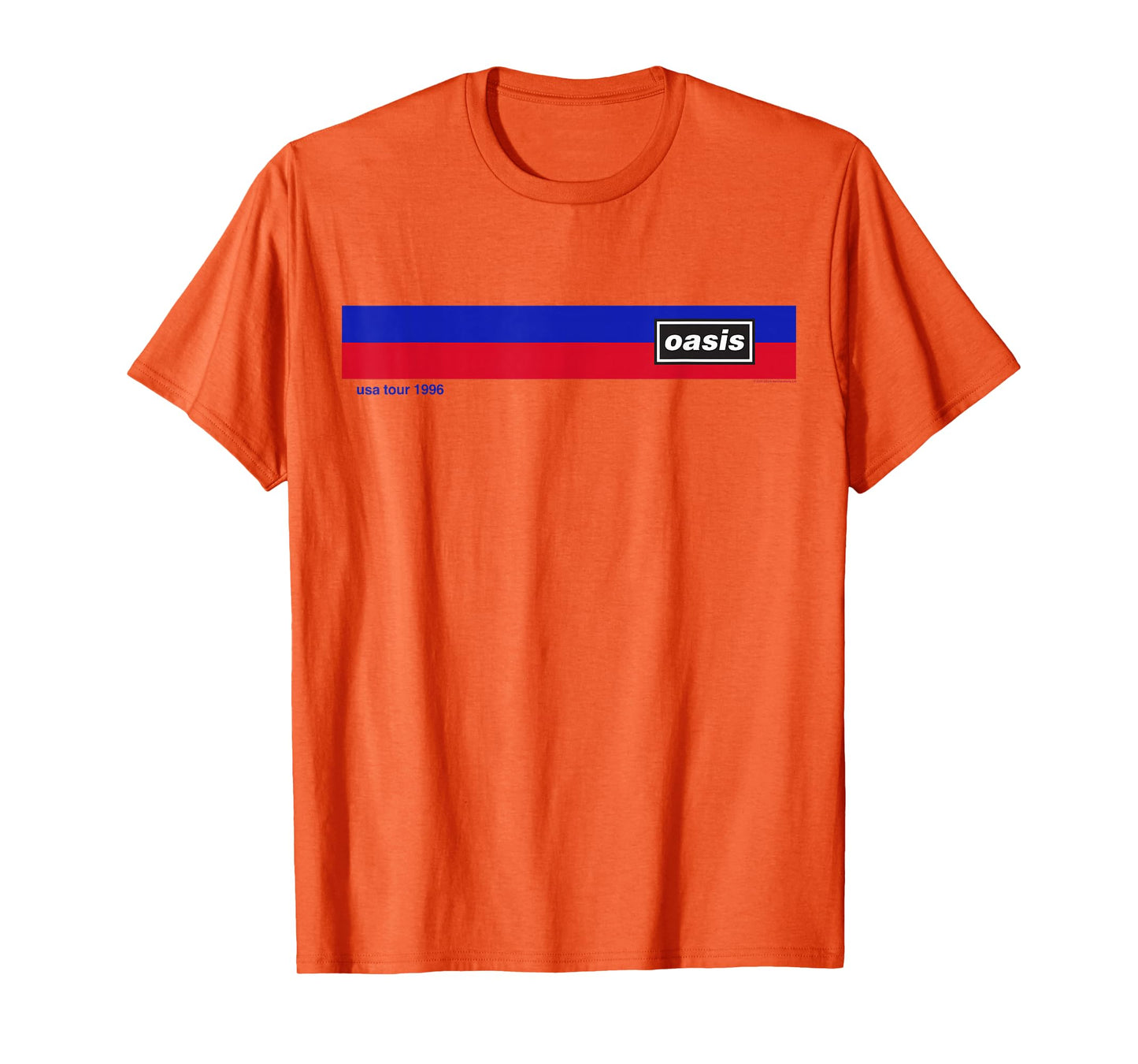 Oasis – Amazon Exclusive Vintage USA Tour 1996 Baby Blue T-Shirt