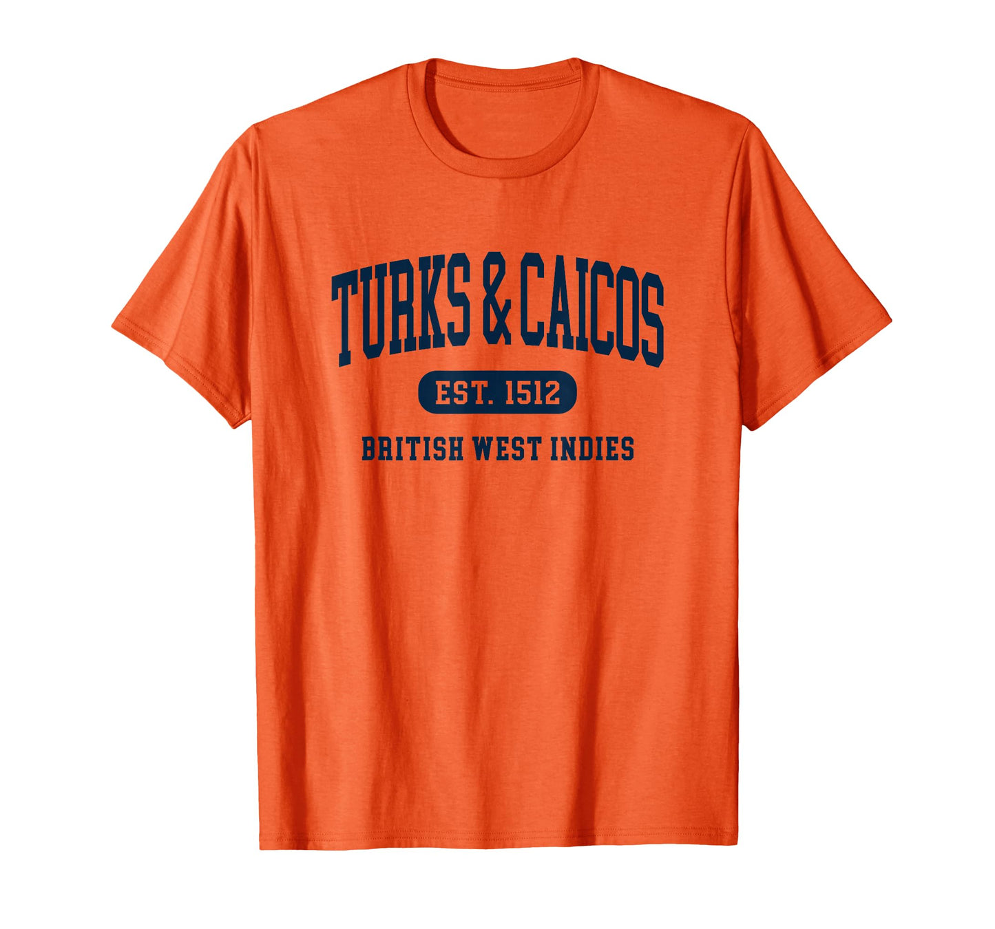 Turks and Caicos Islands Retro Preppy Throwback Souvenir T-Shirt