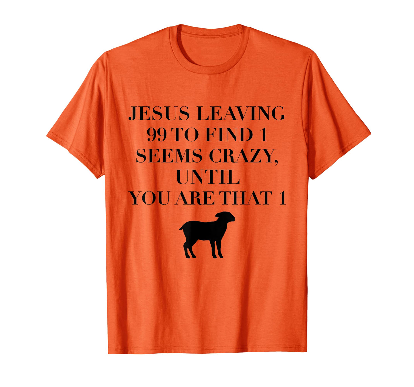 Christian Jesus Lovers Leaving 99 Find 1 Funny Saying Gift T-Shirt