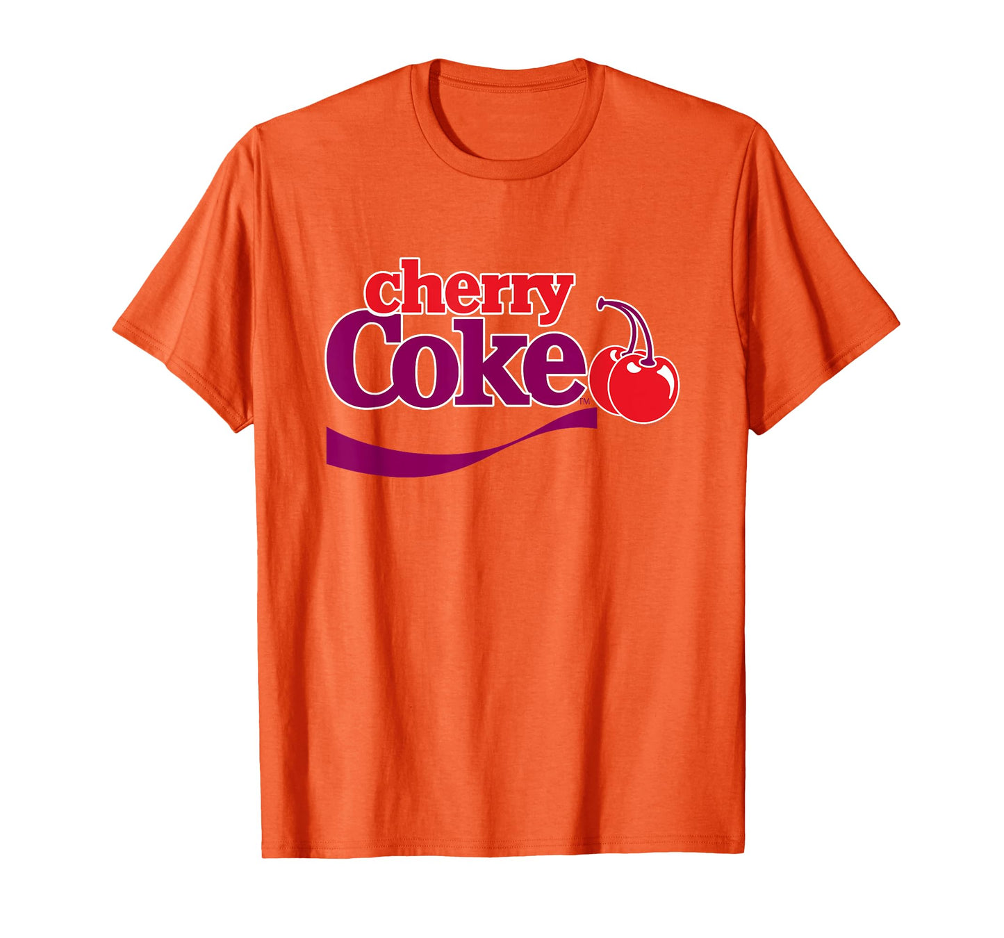 Coca-Cola Cherry Coke 90s Bold Purple Red Design T-Shirt