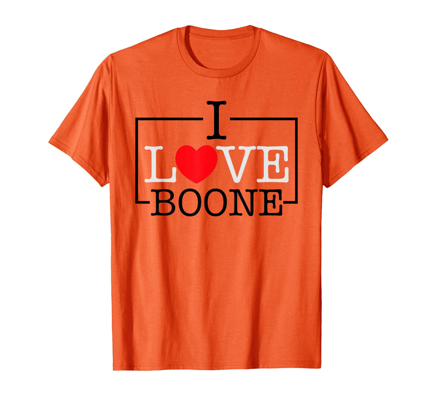 I Love Boone Heart Family Name Boone Groovy T-Shirt