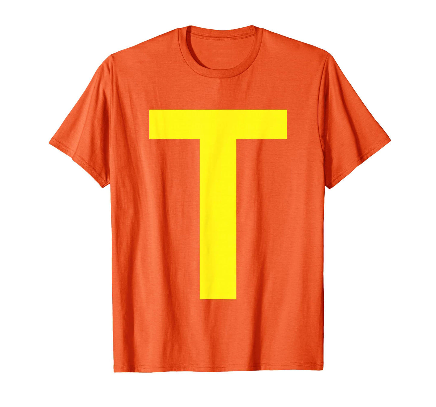 Letter T Funny Group Matching Halloween Costume T-Shirt