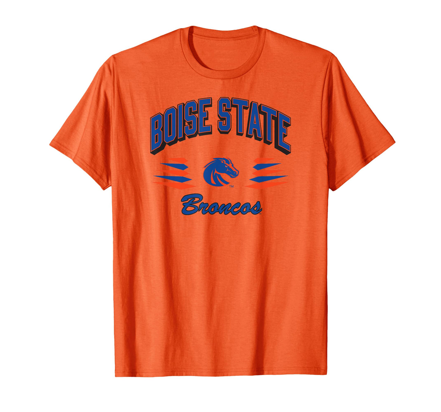 Boise State Broncos Retro Diamond White Officially Licensed T-Shirt