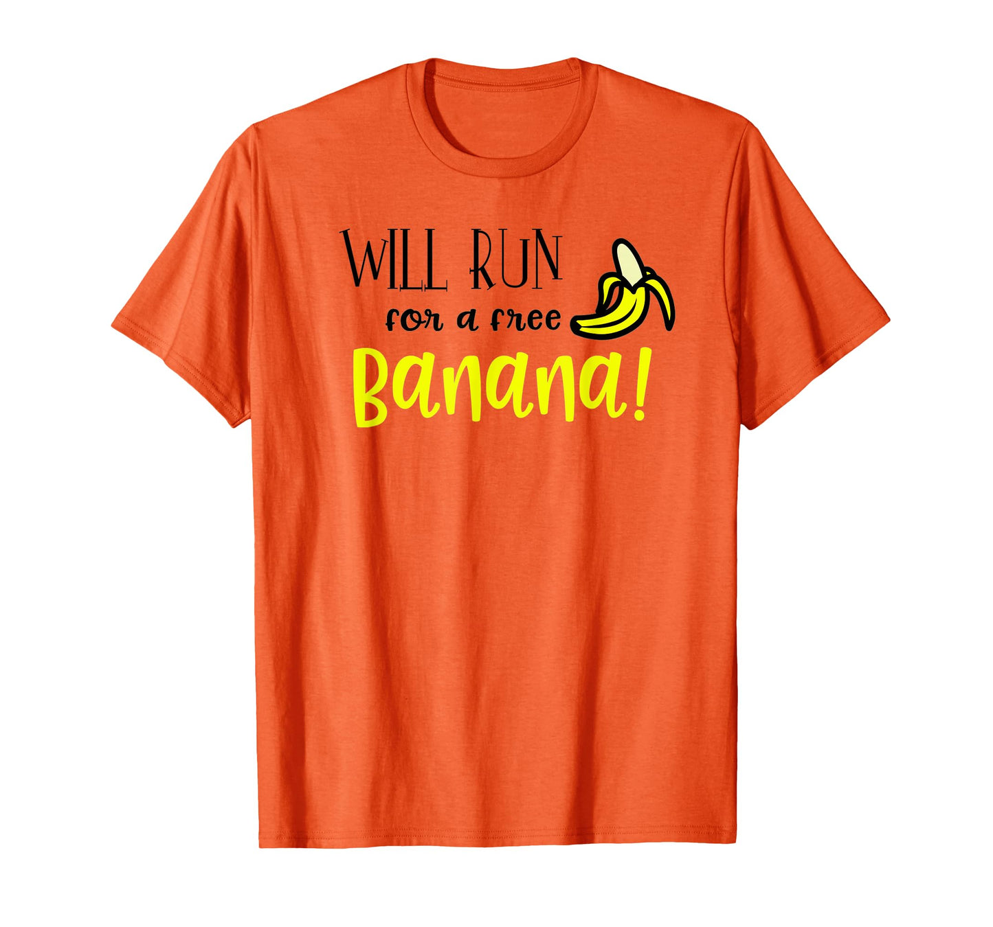 Marathon TShirt Funny Motivation I Running Banana gift tee