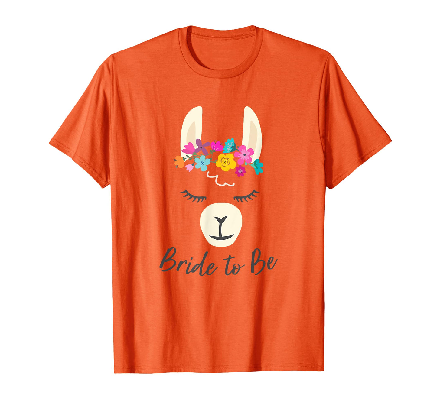 Llama Bride to Be Wedding Bridal Shower Alpaca T-Shirt