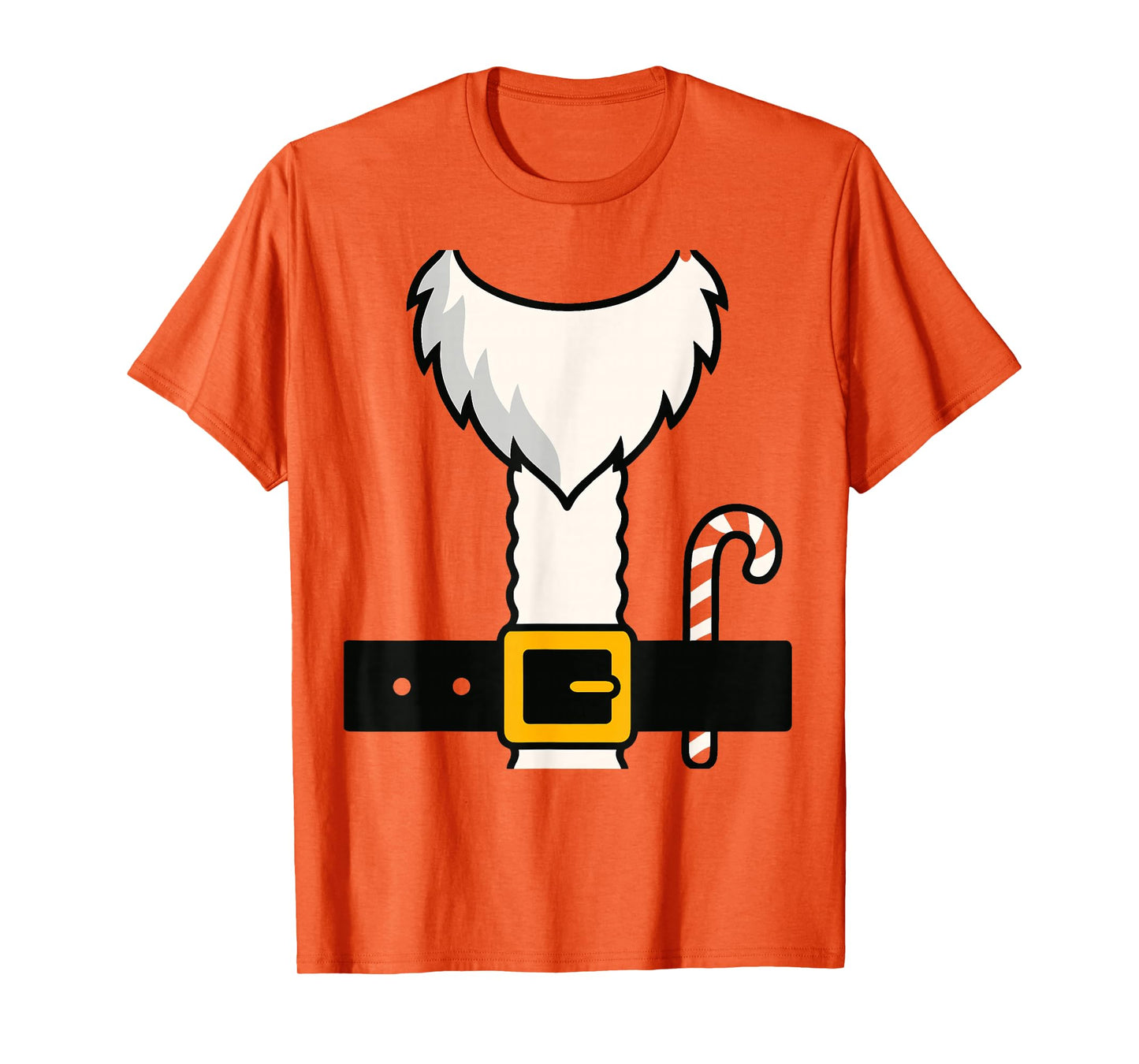 Santa Claus Costume Belt Christmas Outfit T-Shirt