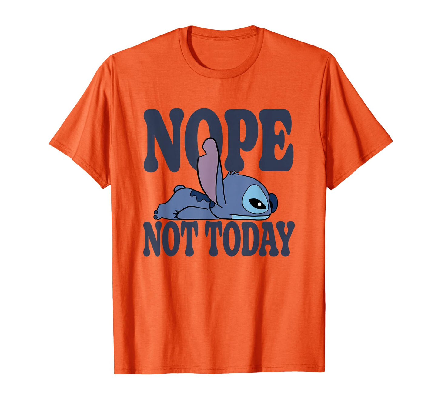 Disney Lilo & Stitch Nope Not Today Sleepy Stitch T-Shirt