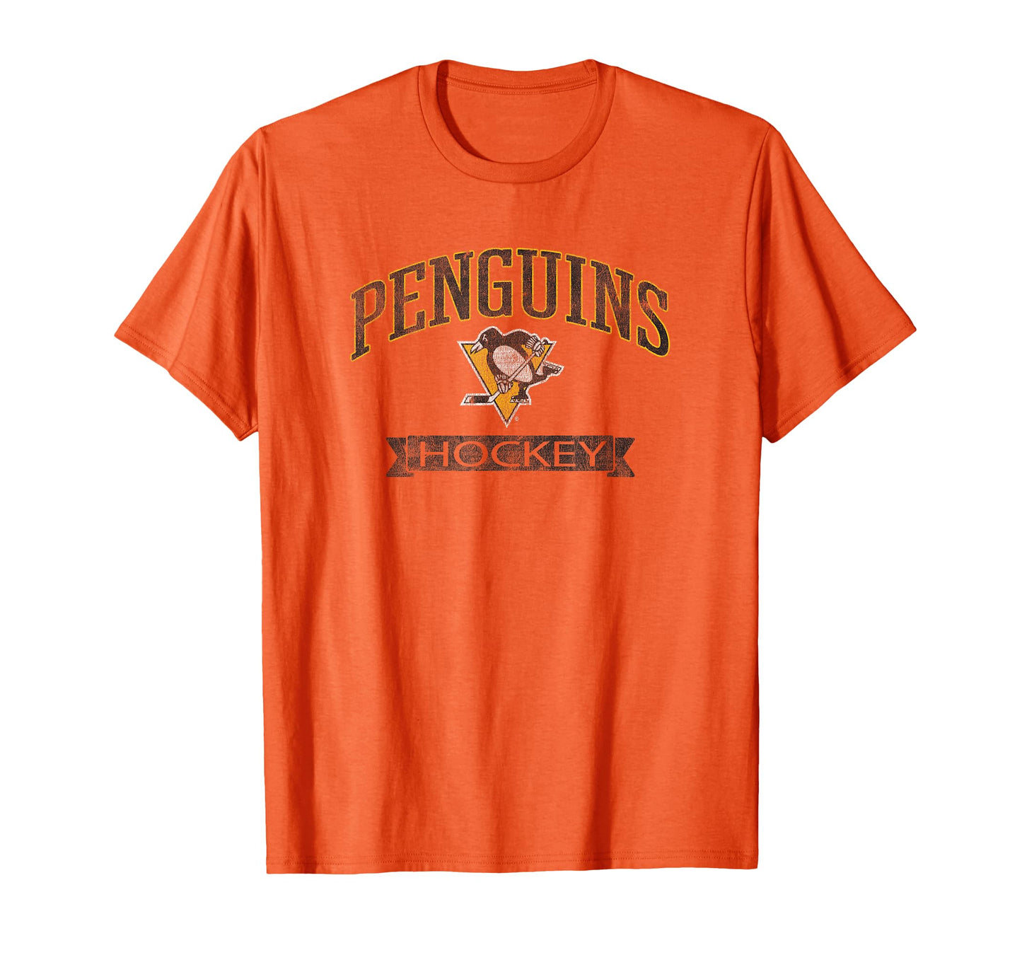 Pittsburgh Penguins Vintage Hockey Gray Officially Licensed T-Shirt