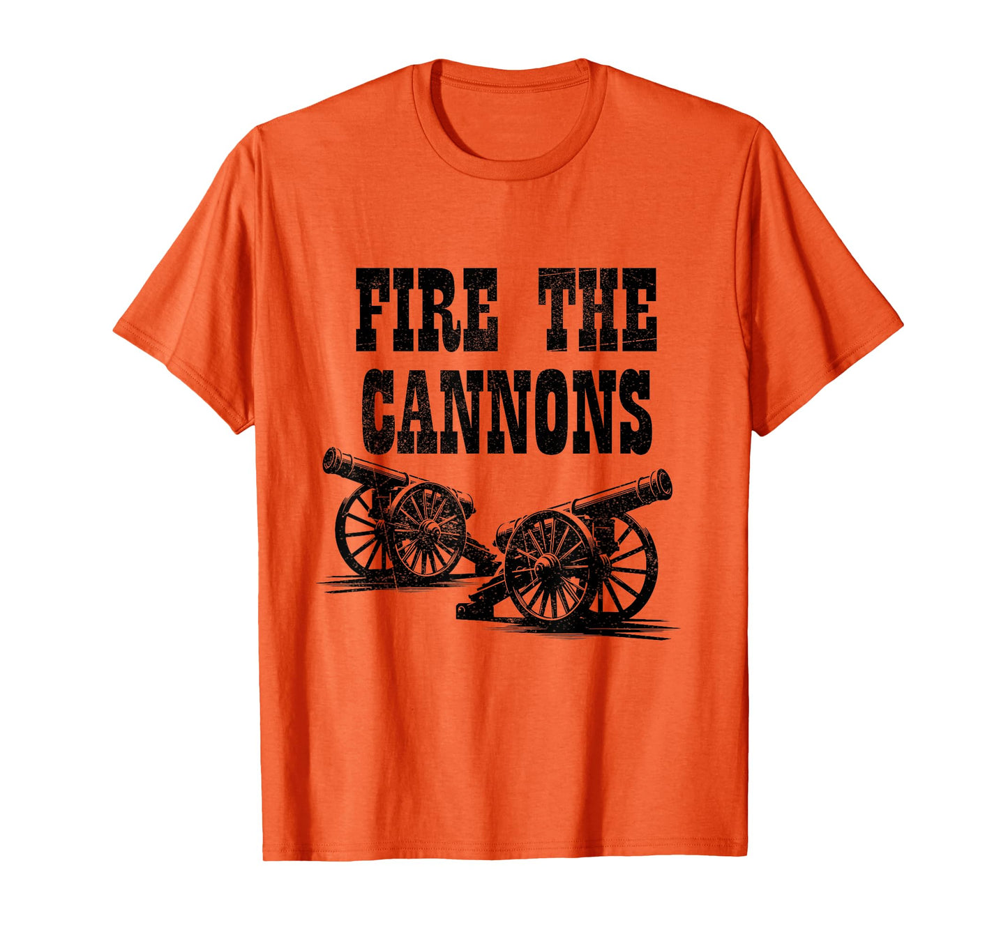 Fire The Cannons Cool Retro Vintage Double Cannon Classic T-Shirt