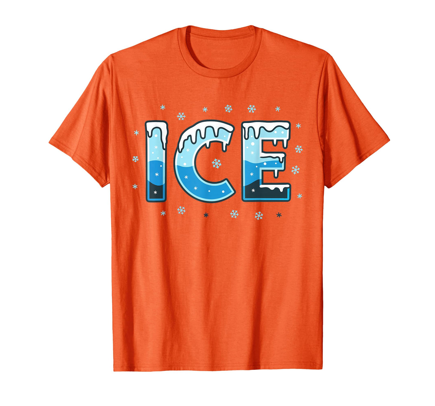 Ice Shirt Adult Kids Men Women Fire And Ice Costume T-Shirt