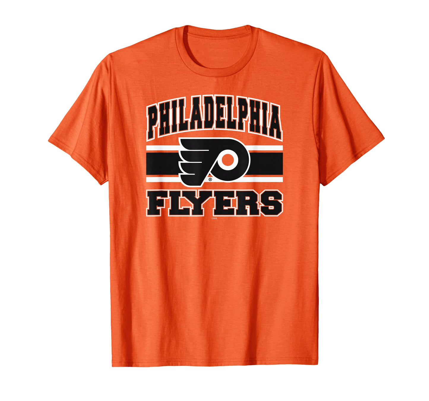Philadelphia Flyers Stripe Orange Officially Licensed T-Shirt
