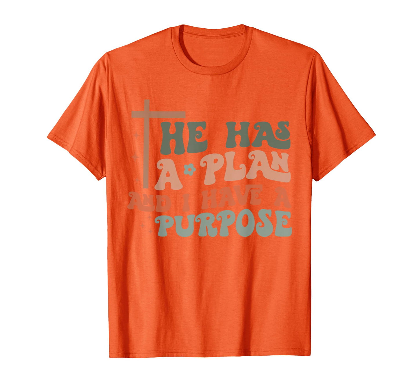 Christian Merch / God Jesus Plan Purpose Cross Vintage T-Shirt