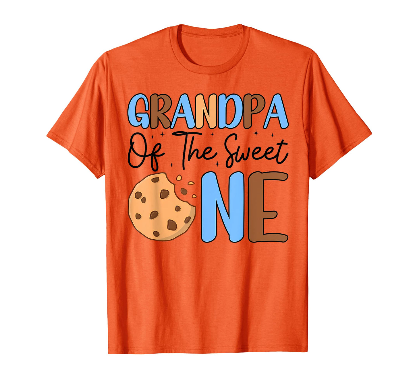 Grandpa Of The Sweet One Cookies & Milk 1st Birthday Family T-Shirt
