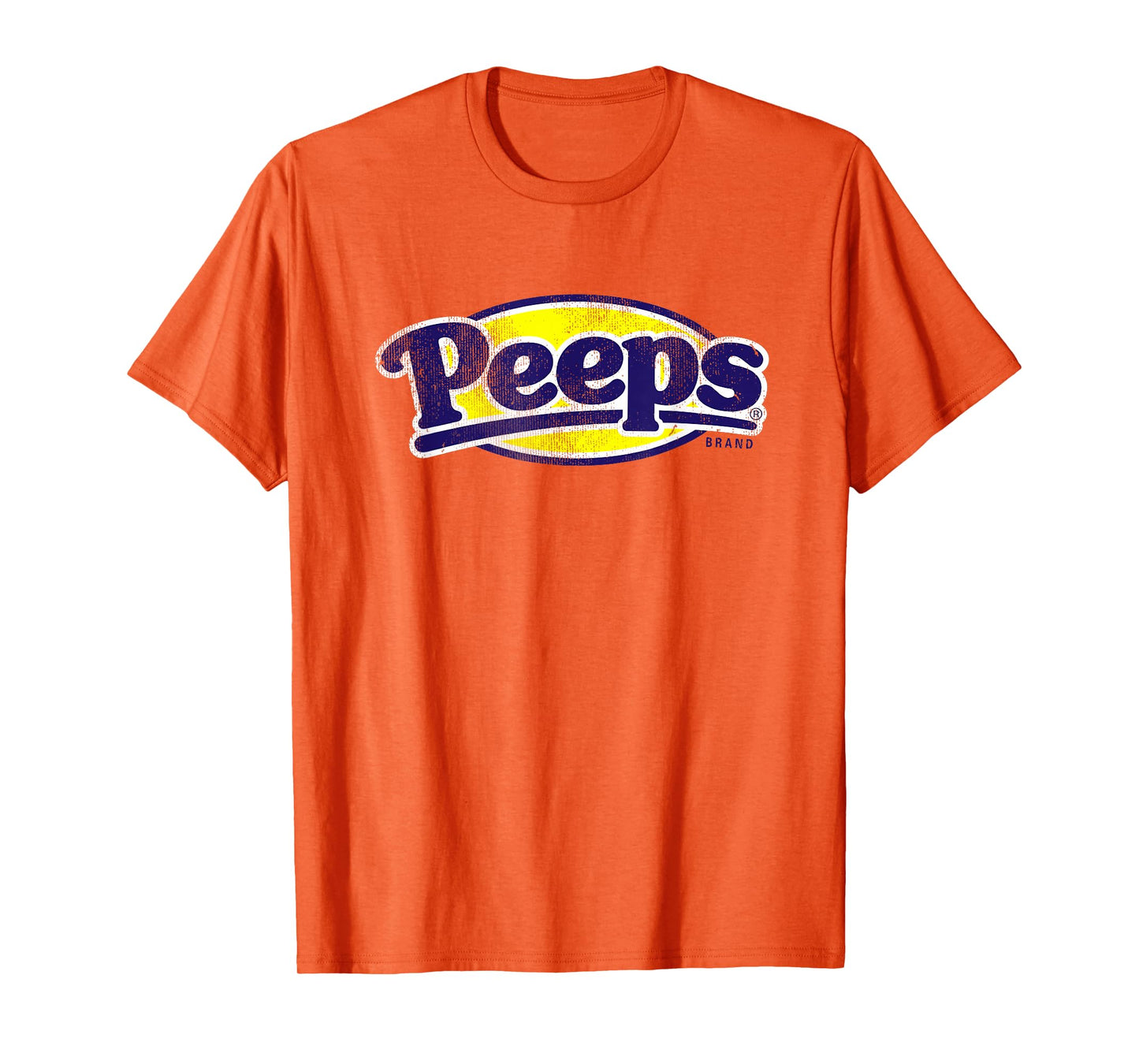 Peeps Easter Classic Distressed Peeps Brand Logo T-Shirt