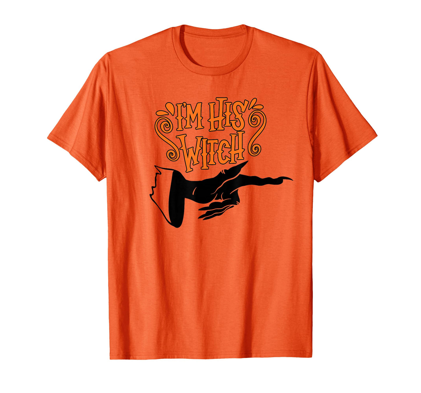 I'm His Witch Couples Halloween Costume T-Shirt