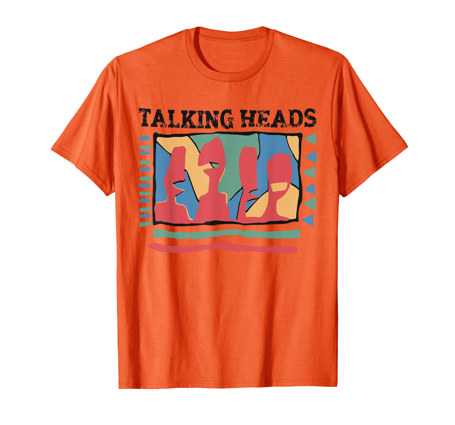Talking Heads Yellow Retro Graphic T-Shirt
