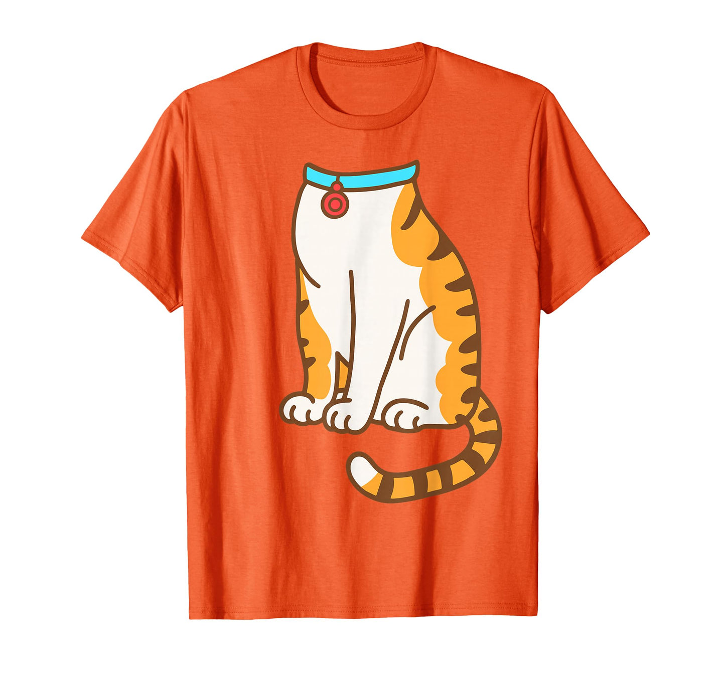 Orange Cat Shirt Adult Kids Men Women Tabby Cat Costume T-Shirt