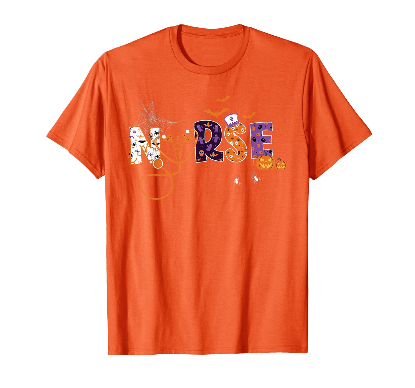 Nurse Halloween Costume Nursing Costume Scrub Top Women Men T-Shirt
