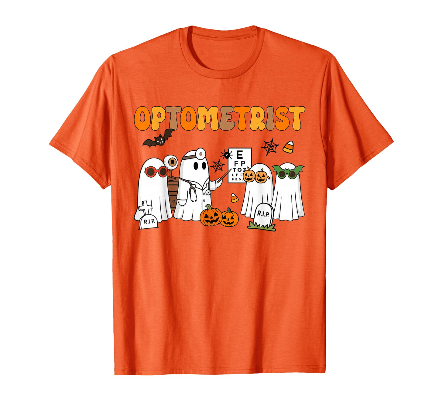 Optometrist Halloween Nurse Sight Squad Optometry Eye Dr T-Shirt