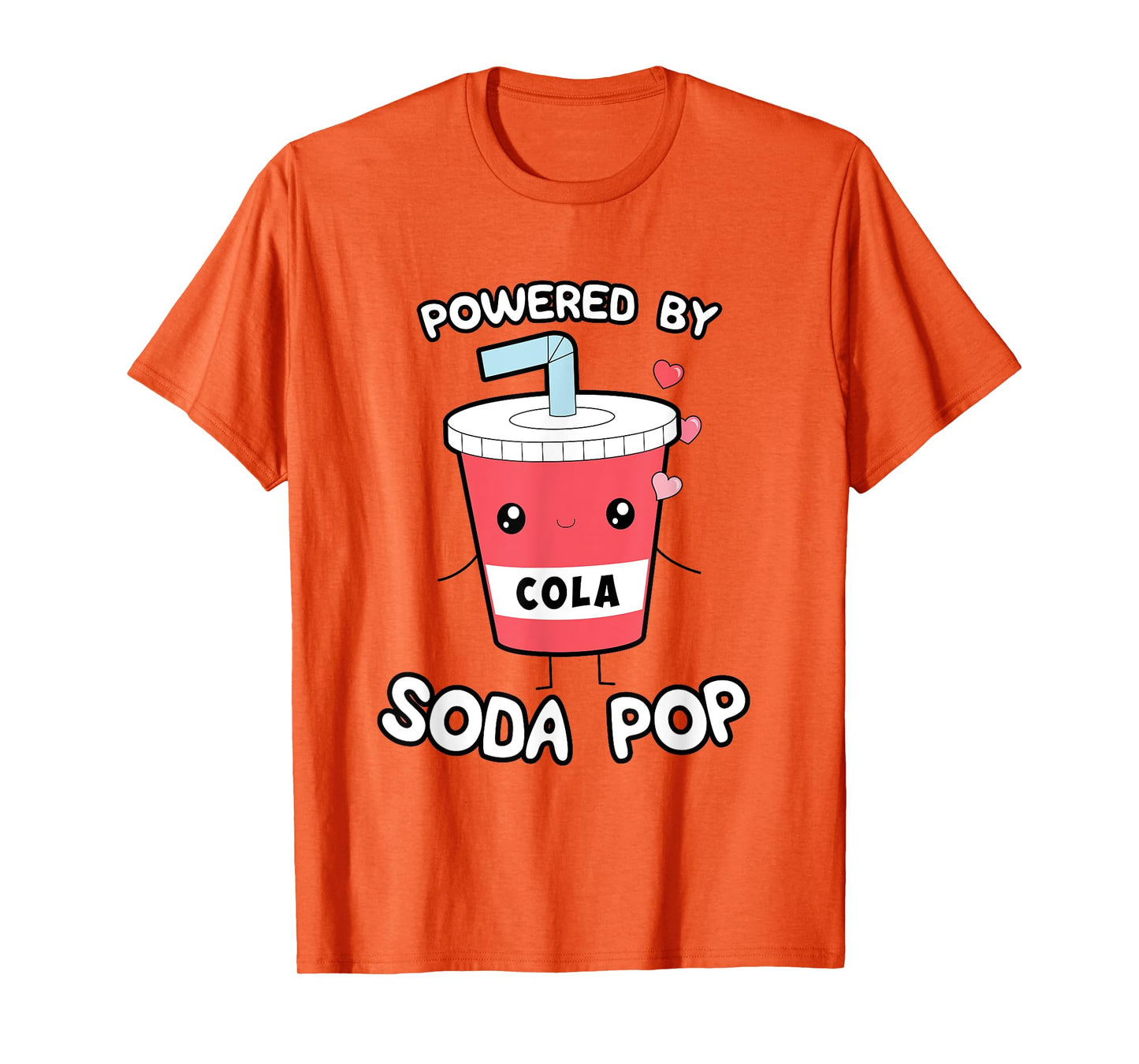 Powered by Soda Pop, Kawaii Cute Otaku Top T-Shirt