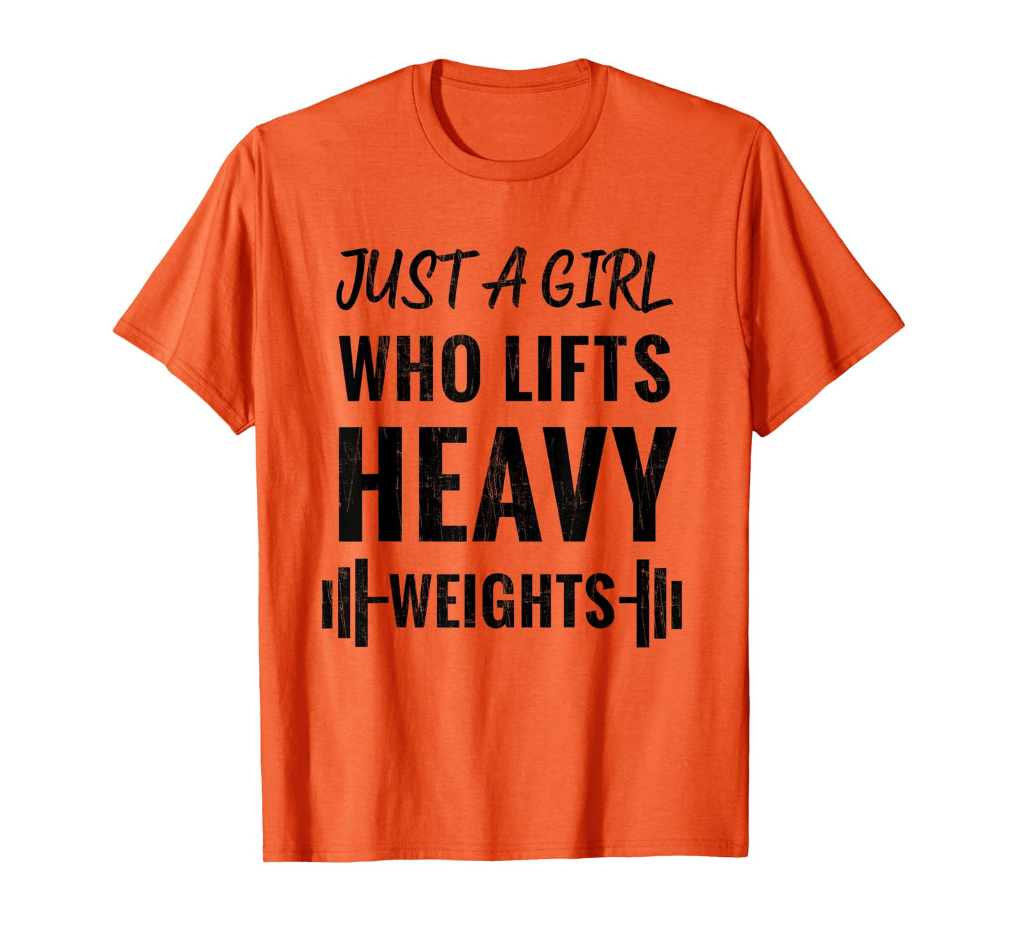 Just A Girl Who Lifts Heavy Weights Weight Lifting Training T-Shirt