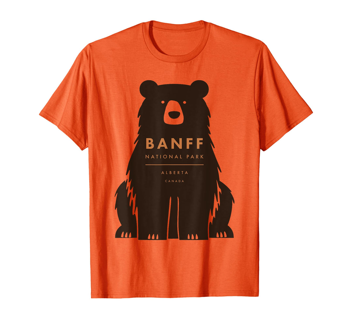 Banff National Park Alberta Canada Retro Vintage Bear T-Shirt