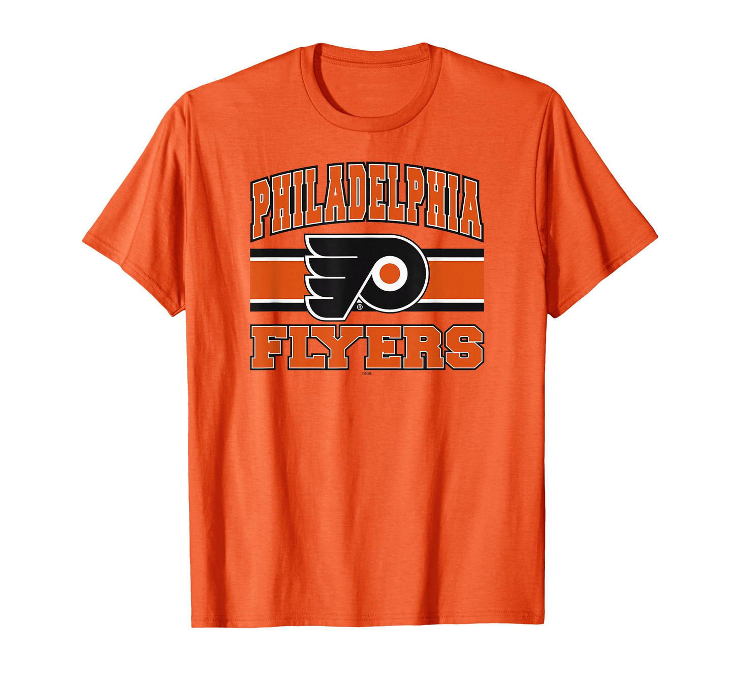 Philadelphia Flyers Stripe Gray Officially Licensed T-Shirt
