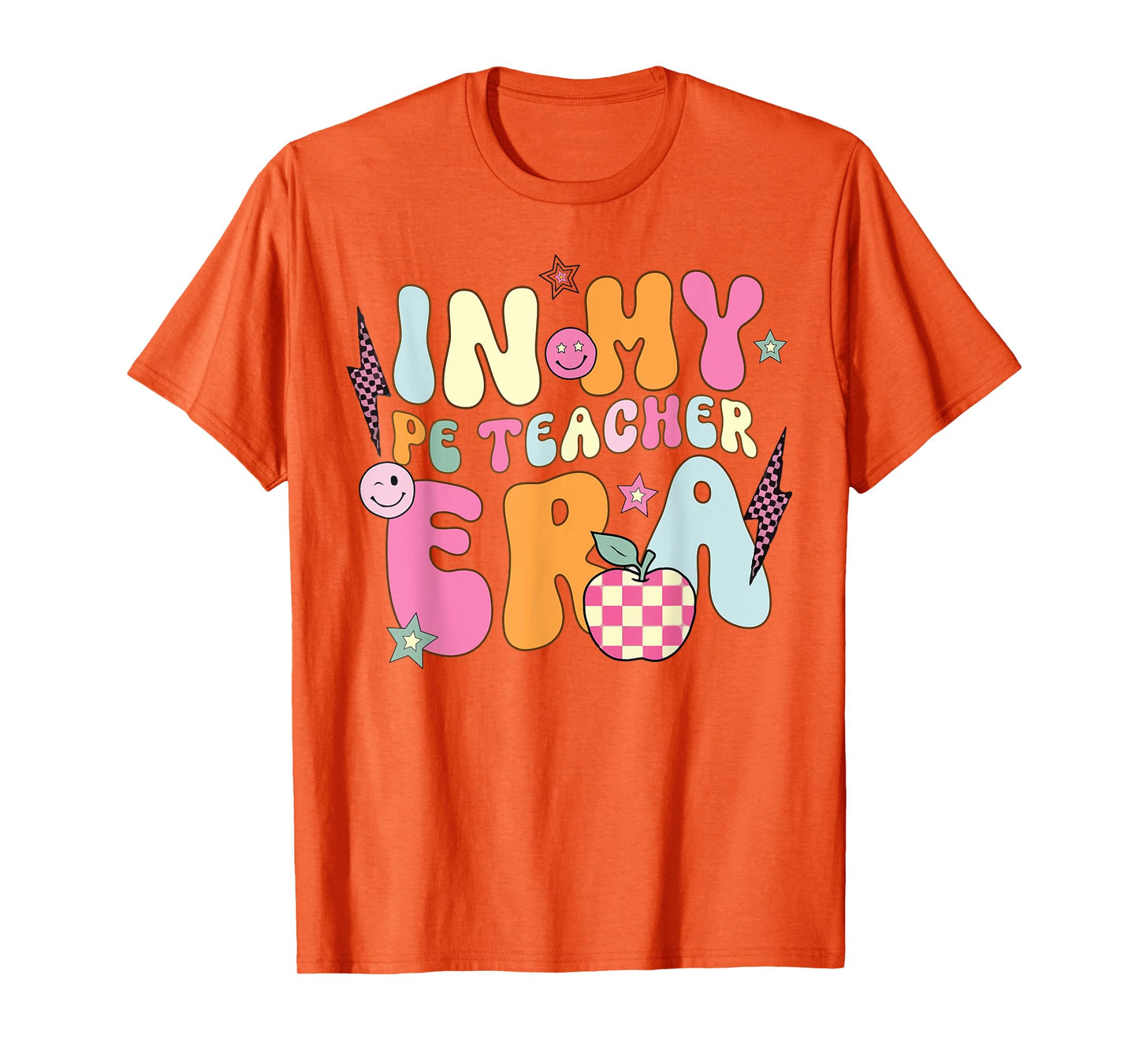 In My PE Teacher Era Physical Education Teacher groovy T-Shirt