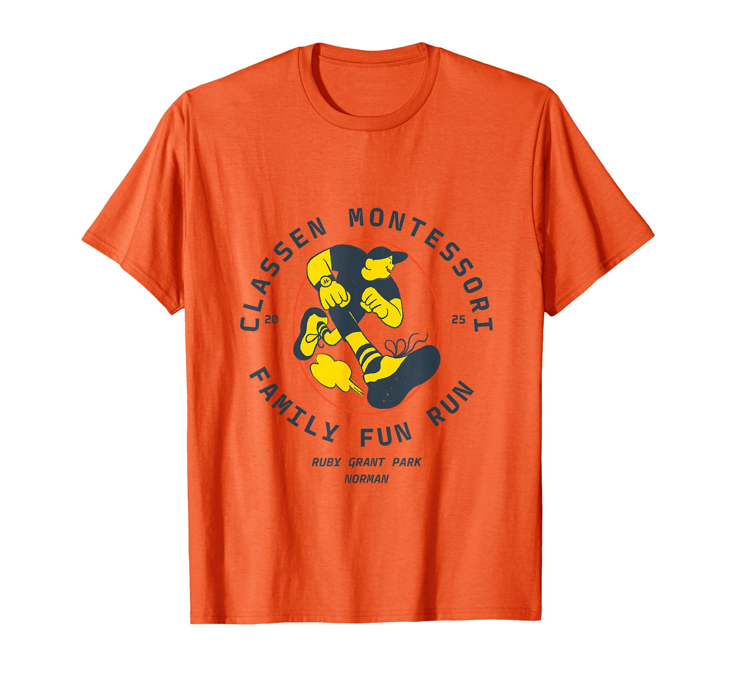 CLASSEN Montessori School Family Fun Run 2025 T-Shirt