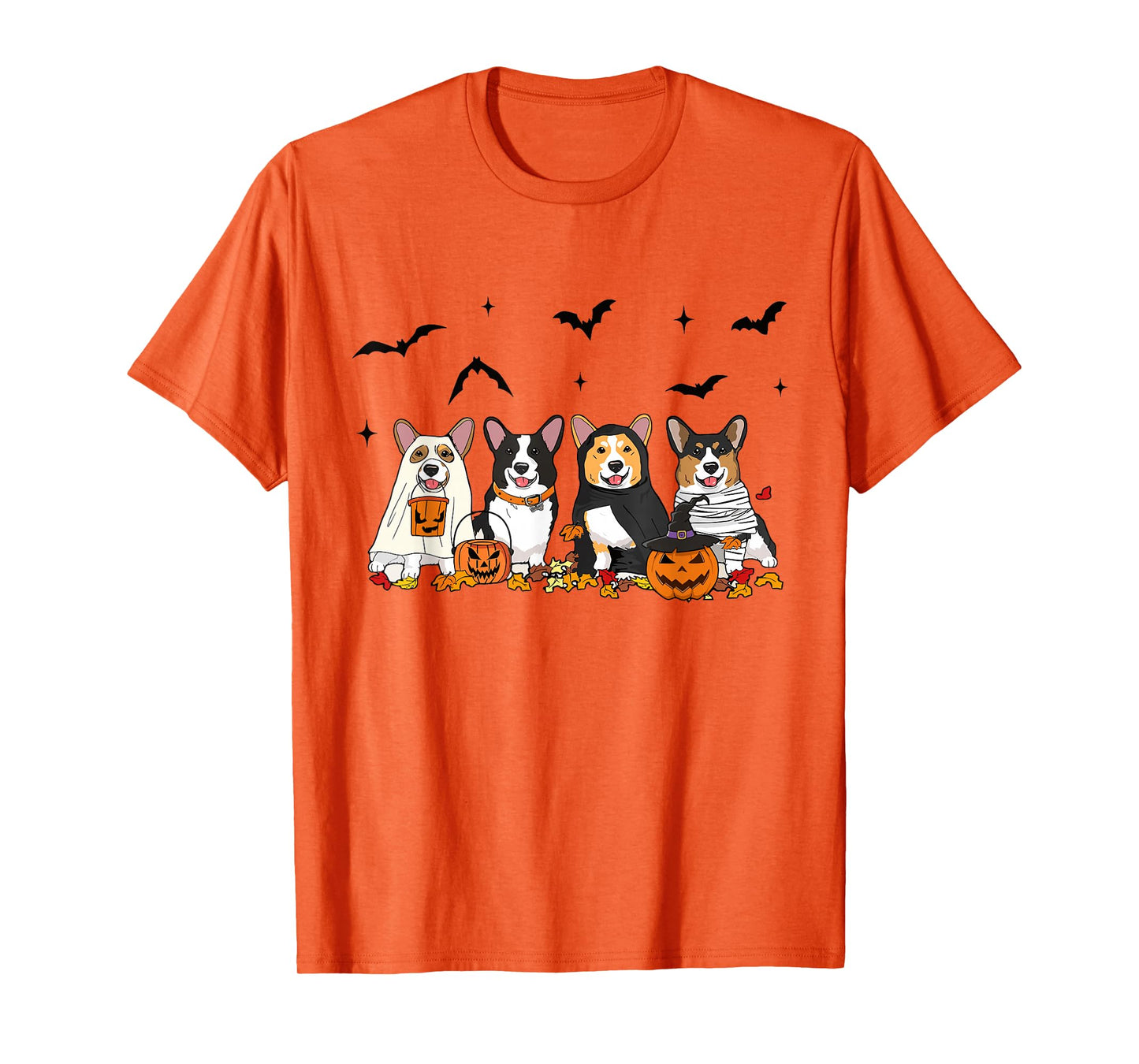 Witch Corgi Halloween Corgi Dog Mom Dog Lover Womens Mens T-Shirt