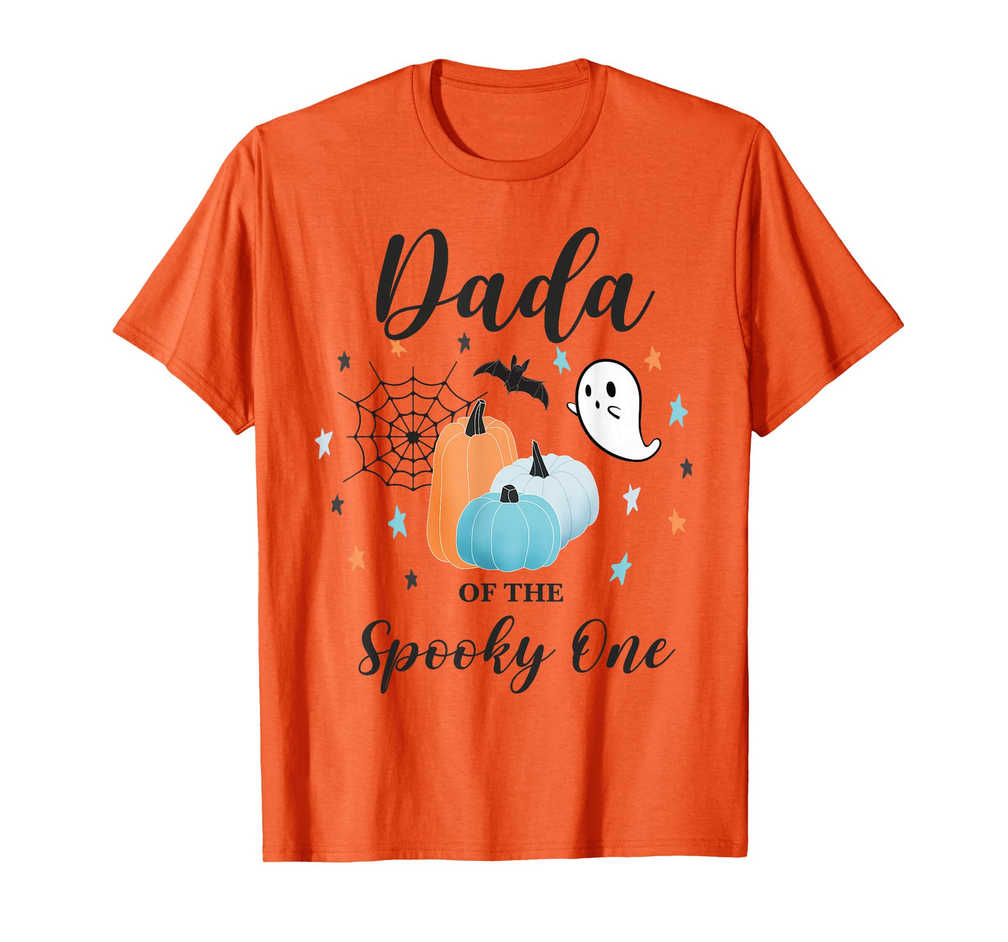 Dada of Spooky One First Birthday Blue Pumpkin Halloween 1 T-Shirt