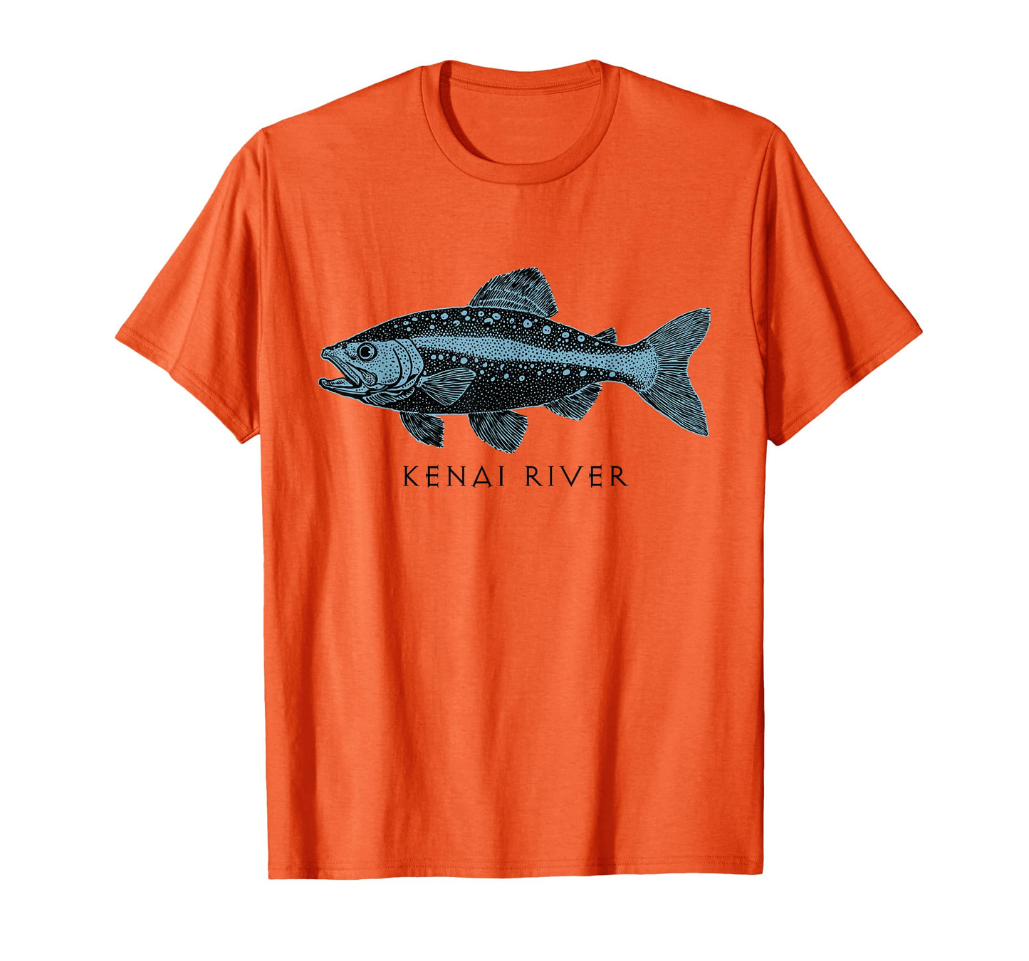 Kenai River Alaska Salmon Fish Art Fishing Kenai Peninsula T-Shirt