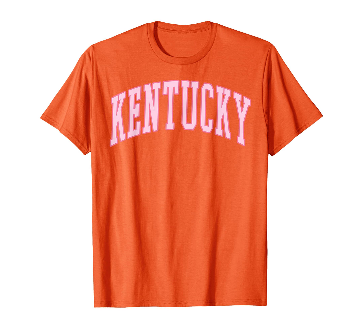 Kentucky Vintage Preppy Varsity Pink Sports T-Shirt