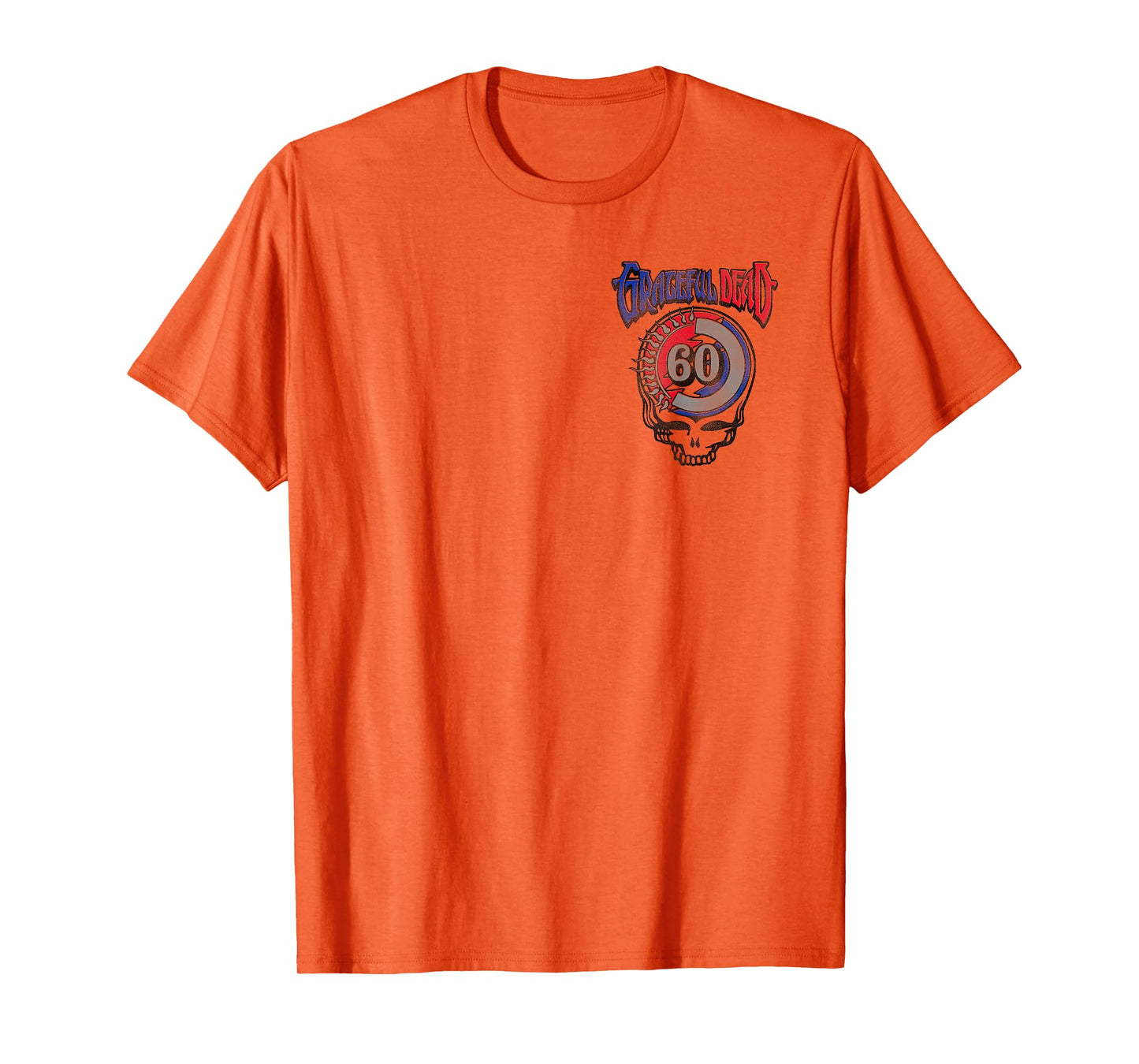Grateful Dead Front and Back 60 Years Stealie Vintage Band T-Shirt